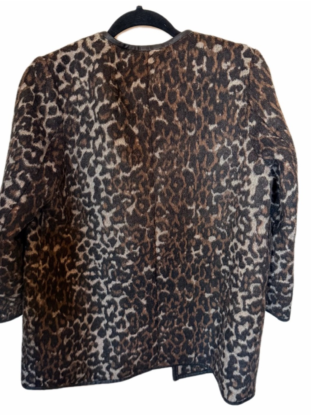 Old navy leopard print jacket size S - Picture 2 of 3